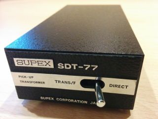 Supex Phono Pickup Step Up Transformer Sdt - 77