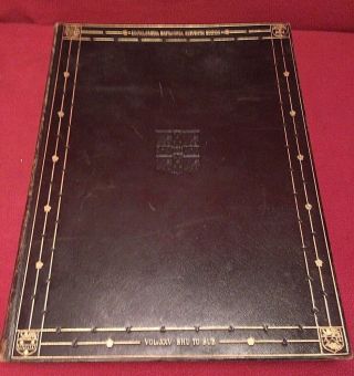 Encyclopedia Britannica 11th Edition Volume Xxv Shu - Sub