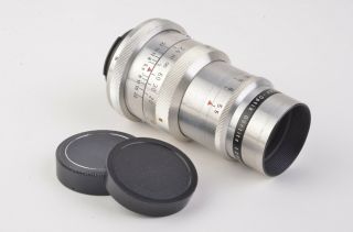 Exc,  Meijer Optik V 150mm F5.  6 Telemegor Lens For Exakta Mount,  Caps,