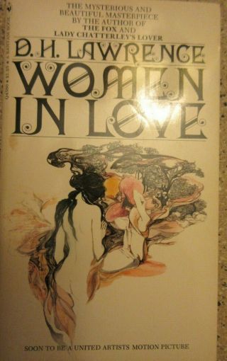 Women In Love By D.  H.  Lawrence 1969 Bantam Pb Book