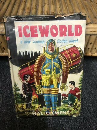 Vintage Book Iceworld A Science Fiction Novel Hal Clement