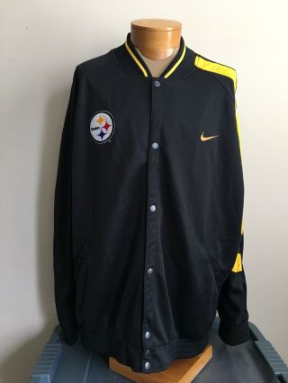 Vintage 90s Pittsburgh Steelers Nike Pro Line Authentic Jacket Men’s Sz 2xl