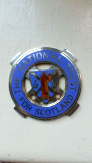 Vintage Car Badge / Mascot - The National Trust For Scotland