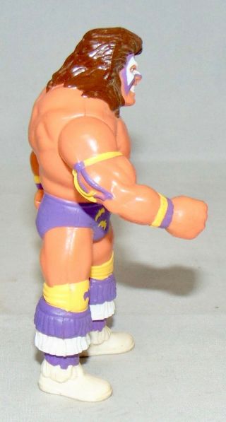 Vintage 1991 WWF Wrestling Hasbro The Ultimate Warrior Purple Trunks Figure 2