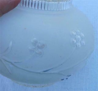 Vintage Frosted Glass Ceiling Light Fixture Cover Globe Shade 3 1/8 