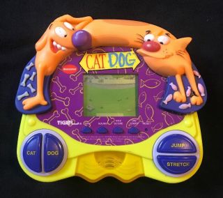 Vintage 1999 Tiger Electronics Nickelodeon Catdog Handheld Game Cat Dog