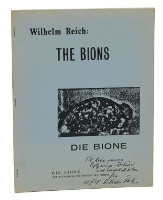 The Bions / Die Bione By Wilhelm Reich First Us Edition 1977 Orgone Energy
