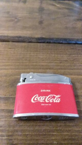 Coca Cola Vintage Flat Advertising Lighter