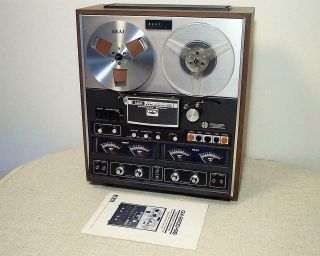 Akai Gx - 280d Ss Reel To Reel 4 Channel Tape Recorder 4 Track Deck Xclnt Serviced