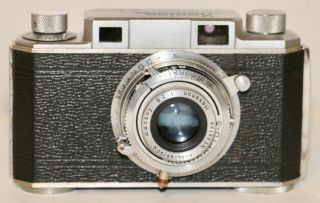 Konica I 1950 35mm Rangefinder Camera Made In Japan 2nd Version Looks 2