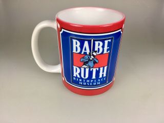 Babe Ruth Museum Coffee Mug Vintage