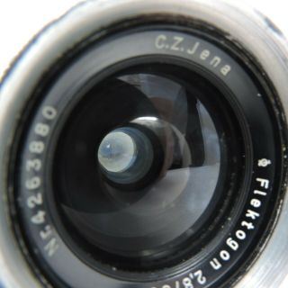 Praktina FX Camera w/ CZ Jena Flektogon 35mm f/2.  8 Lens 5