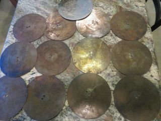 12 Vintage Music Box Metal Discs 7 - 1/2 Inches Round - Symphonion - Germany
