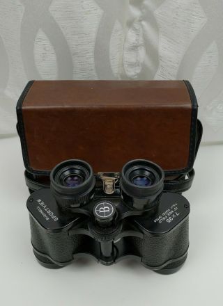 Vtg Bushnell Sportview 7x35 10 Degree Wide Field Fully Coated Optics Binoculars