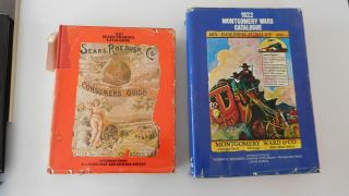 Catalogs,  Sears And Montgomery Wards Vintage,  19th Century Mercandise