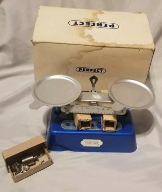 Perfect No.  603 - B Lab Scale With Metric Weights Vintage