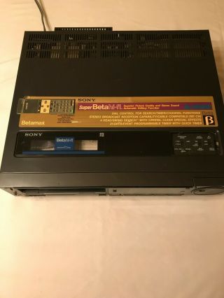 SONY SL HF900 Beta Hi - Fi VCR 2
