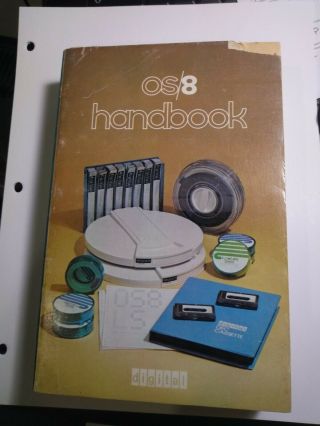 1974 Digital (dec) Os/8 Handbook Computer Pdp - 8 Programming