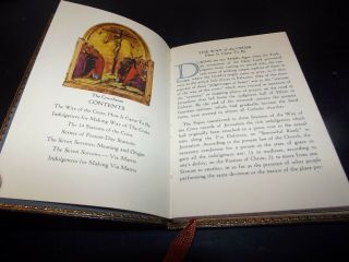 The Way of the Cross Vintage 1956 Book St.  Alphonsus Liguori Color Illustrations 2