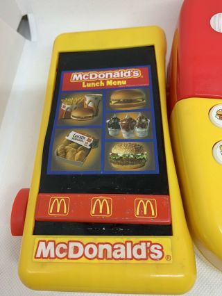 Vintage McDonalds Mc Donalds Play Toy Electronic Cash Register sounds 6