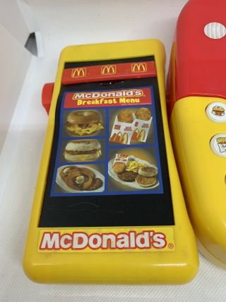 Vintage McDonalds Mc Donalds Play Toy Electronic Cash Register sounds 7