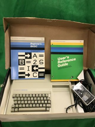 Texas Instruments Ti - 99/4a Home Computer Box Vintage 1983 Video Game Console Toy