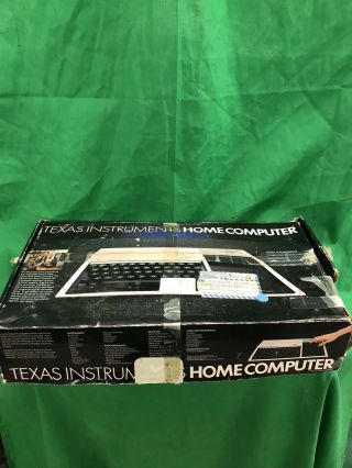 Texas Instruments TI - 99/4A Home Computer Box Vintage 1983 Video Game Console Toy 2