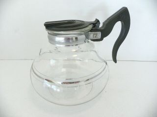 Vintage Cory Dcl Glass Coffee Pot W/ Lid & Handle