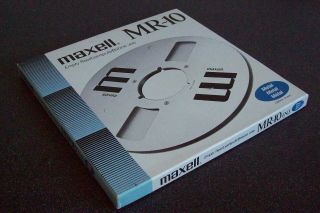 Vintage - Maxell Mr - 10 Empty Metal Reel 10.  5 " - - Vg,