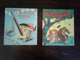 Vintage Whitman Tell A Tale Books Digger Dan And The Hungry Lion From 50 