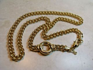 Vintage Burberrys Heavy Gold Plated Curb Chain