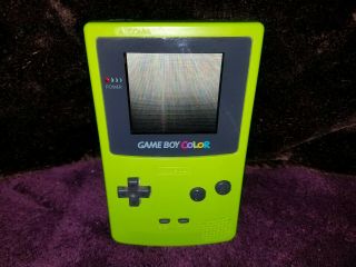 Vintage Nintendo Game Boy Color System,  Kiwi Green