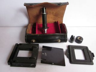 Yashica 120mm 635 Tlr Camera 35mm Conversion Adapter Kit W Case.  Complete.