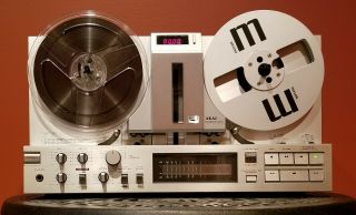 Akai Gx - 77 Reel - To - Reel 4 - Track Stereo Tape Deck / Repair