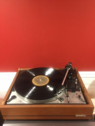 Stunning Dual 1229 Turntable Perfectly W/audio Technica At331lp Cartridge
