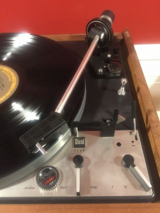 Stunning Dual 1229 turntable perfectly w/Audio Technica AT331LP cartridge 3
