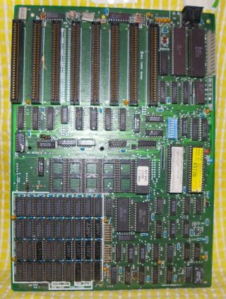 Vintage 1985 8088 Turbo Xt System Board Computer Pc Motherboard