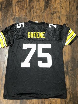 Vintage Reebok Throwbacks Pittsburgh Steelers Joe Greene L Jersey 75