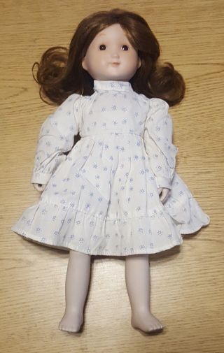 15 " Vtg Holly Hobbie Porcelain Doll 1984 Gorham Young American Greetings Girl