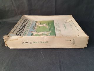 Vintage Subbuteo Table Cricket,  Club Edition,  Test and county Cricket 5