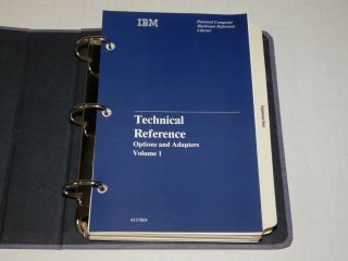 Vtg IBM Technical Reference Options Adapter Vol 1 Computer Hardware Library Book 3