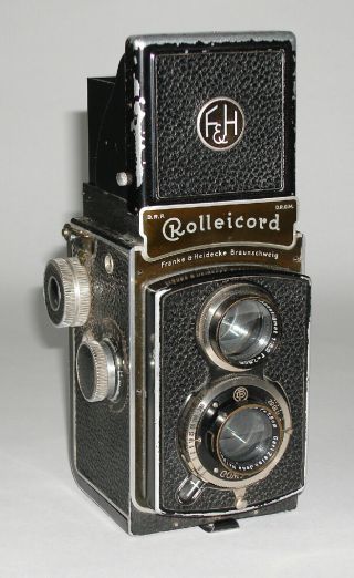 1936 - 37 Rolleicord Ii Model 1 Camera With Carl Zeiss Jena Triotar Lens 3.  5/75mm