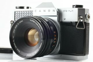 Canon Canonflex Rm Film Slr W/ - Canonmatic R 50mm F/1.  8 Lens Kit [exc,  ]