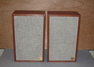 Pair Ar Acoustic Research Ar - 7 Bookshelf Speakers & Sound Awesome