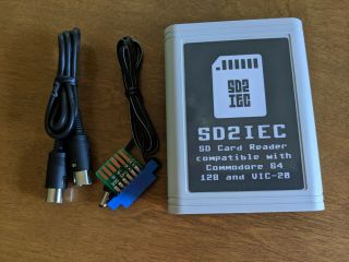2018 SD2IEC SD Card Reader for Commodore 64 128 VIC20 1541 C64 C128 3