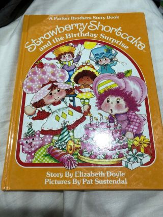 Vintage Strawberry Shortcake And The Birthday Surprise Book 1983 Euc
