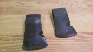 2 Vintage Hatchet Hammer Heads Plumb Boy Scout / Unmarked.