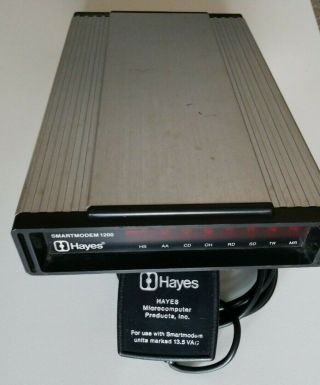 Hayes Smartmodem 1200 with Power Supply 2