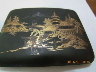 vintage japanese cigarette case with lighter 3