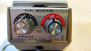 Vintage Pollenex Hm - 85 Twin Action Heavy Duty Deep Heat Electric Massager